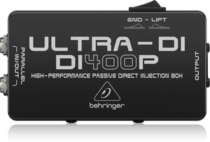 Behringer Ultra-DI DI400P 1-channel Passive Instrument Direct Box